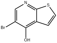 5-溴噻吩并[2,3-B]吡啶-4-酚, 104514-87-6, 结构式