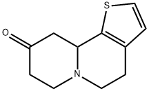 4,5,7,8,10,10a-hexahydro-9H-thieno<2,3-a>quinolizin-9-one Struktur