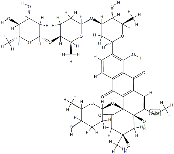 urdamycin E,104542-47-4,结构式