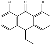 10-ethyldithranol Struktur