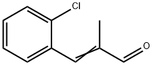 2-Propenal, 3-(2-chlorophenyl)-2-Methyl- 化学構造式