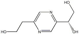 2,5-Pyrazinediethanol,-bta--hydroxy-,(-bta-R)-(9CI) Structure