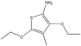 2-티오페나민,3,5-디에톡시-4-메틸-(9CI)