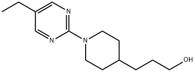 3-(1-(5-乙基嘧啶-2-基)哌啶-4-基)-丙醇, 1046815-82-0, 结构式