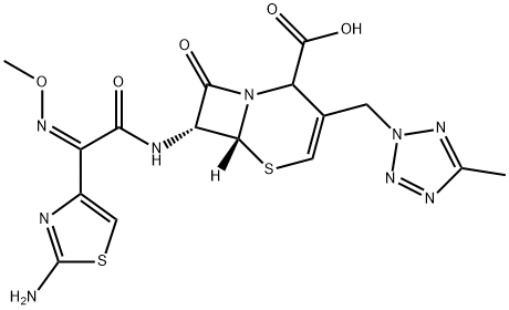 Δ2-CEFTERAM 结构式