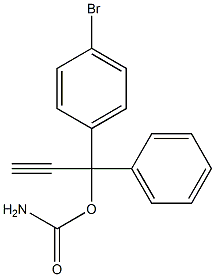 1-(p-Bromophenyl)-1-phenyl-2-propyne-1-ol=carbamate,10473-74-2,结构式