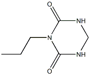 1,3,5-Triazine-2,4(1H,3H)-dione,dihydro-3-propyl-(9CI),104732-54-9,结构式