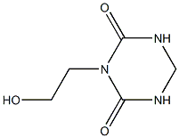 1,3,5-Triazine-2,4(1H,3H)-dione,dihydro-3-(2-hydroxyethyl)-(9CI) 结构式