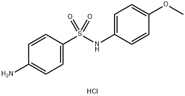 4-amino-N-(4-methoxyphenyl)benzenesulfonamide hydrochloride Struktur