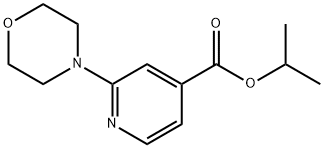 Isopropyl  2-Morpholinopyridine-4-carboxylate Structure