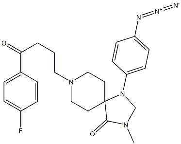 4-azido-N-methylspiperone,104820-55-5,结构式