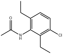 3-Chloro-2,6-diethyl acetanilide,104851-50-5,结构式