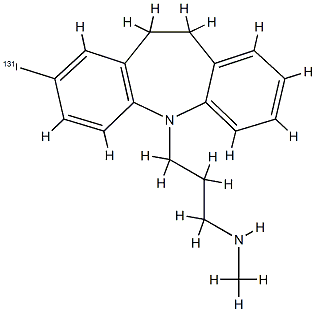 2-iododesmethylimipramine Structure