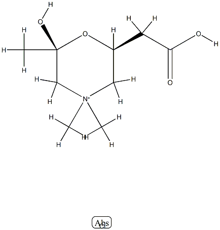 hemiacetylcarnitinium 化学構造式