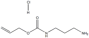 N-烯丙氧羰基-1,3-丙二胺 盐酸盐, 1049721-72-3, 结构式