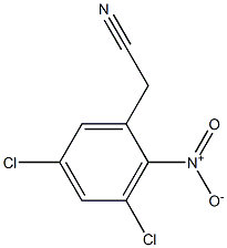 2-(3,5-dichloro-2-nitrophenyl)acetonitrile Structure