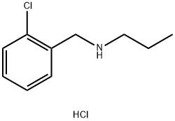 N-(2-chlorobenzyl)-1-propanamine hydrochloride Structure