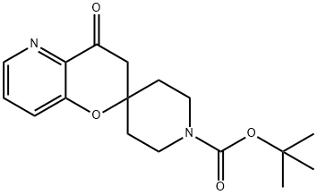 1-Boc-4'-oxo-spiro[piperidine-4,2'-oxane[3,2-b]Py] Structure