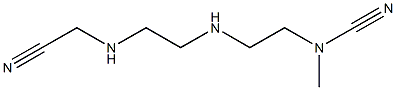 diethylenetriaminediacetonitrile Struktur