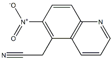 2-(6-nitroquinolin-5-yl)acetonitrile,105199-28-8,结构式