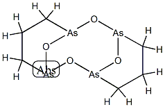 2,8,13,14-Tetraoxa-1,3,7,9-tetraarsatricyclo[7.3.1.13,7]tetradecane,105228-64-6,结构式