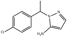 1-[1-(4-chlorophenyl)ethyl]-1H-pyrazol-5-amine|