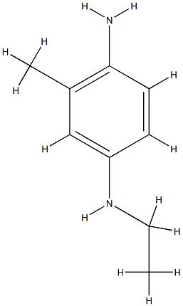 1,4-Benzenediamine,N4-ethyl-2-methyl-(9CI) 化学構造式