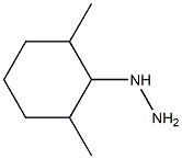 (2,6-dimethylcyclohexyl)hydrazine 结构式