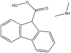 9-hydroxy-9H-fluorene-9-carboxylic acid, compound with dimethylamine (1:1) Structure