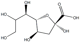 3-Deoxy-β-D-manno-2-octulofuranosonic acid 结构式