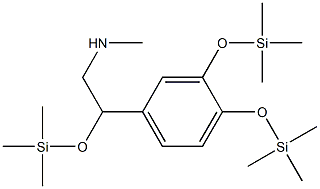 N-Methyl-β,3,4-tris(trimethylsiloxy)benzeneethanamine 结构式