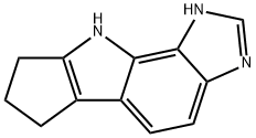 1H-Cyclopenta[4,5]pyrrolo[2,3-e]benzimidazole,6,7,8,9-tetrahydro-(9CI) Struktur