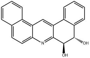 TRANS-DIBENZ(A,J)ACRIDINE-5,6-DIHYDRODIOL 结构式