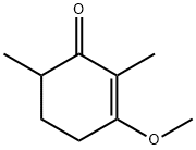 2-Cyclohexen-1-one,3-methoxy-2,6-dimethyl-(9CI) Structure