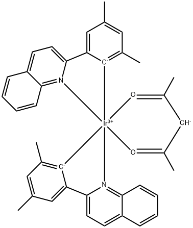 Bis(2-(3,5-dimethylphenyl)quinoline-C2,N')(acetylacetonato)iridium(III)|双(2-(3,5-二甲基苯基)喹啉-C2,N')(乙酰丙酮)合铱(III)