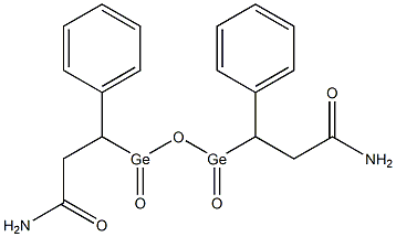 1-phenyl-2-carbamoylethylgermanium sesquioxide Structure