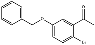 5-苄氧基-2-溴苯乙酮, 105805-16-1, 结构式