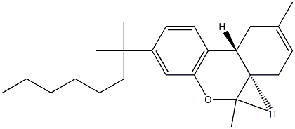 1',2'-dimethylheptyl-1-deoxy-delta(8)-tetrahydrocannabinol,105823-04-9,结构式