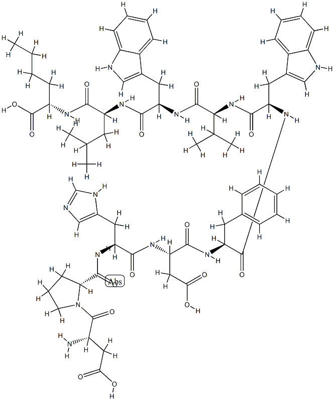 neurokinin B, Pro(2)-Trp(6,8)-Nle(10)- 化学構造式