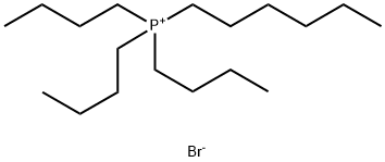 トリブチルヘキシルホスホニウムブロミド 化学構造式