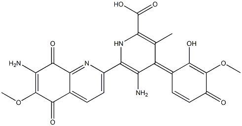 10'-O-demethylstreptonigrin Structure