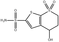 5,6-Dihydro-4-hydroxy-4H-thieno[2,3-b]thiopyran-2-sulfonamide 7,7-dioxide|