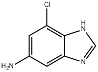 7-氯-1H-苯并[D]咪唑基-5-胺,10597-54-3,结构式
