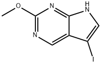 5-Iodo-2-Methoxy-7H-pyrrolo[2,3-d]pyriMidine Struktur