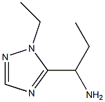 1-(1-乙基-1H-1,2,4-三唑-5-基)-1-丙胺, 1060817-32-4, 结构式