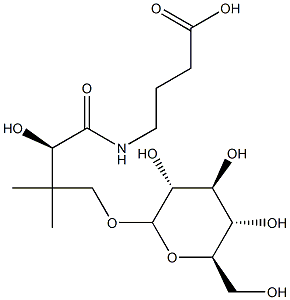 hopantenic acid glucoside Structure