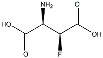 L-Aspartic acid, 3-fluoro-, threo- (9CI),106138-31-2,结构式