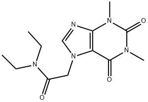 2-(1,3-dimethyl-2,6-dioxo-1,2,3,6-tetrahydro-7H-purin-7-yl)-N,N-diethylacetamide Structure