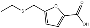 5-[(ethylsulfanyl)methyl]furan-2-carboxylic acid Struktur