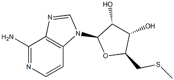 5'-methylthio-5'-deoxy-9-deazaadenosine 化学構造式